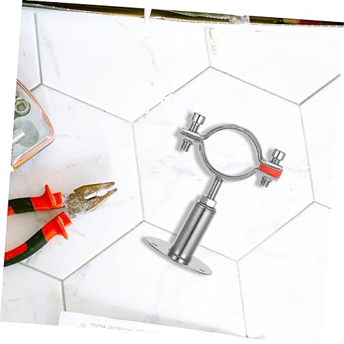 Miniatura 4 de Soporte de tubo de acero inoxidable Soporte de pared Abrazadera de 1.654-1.772 in Multipropósito para tuberías de aguagas Montaje de ventilador de