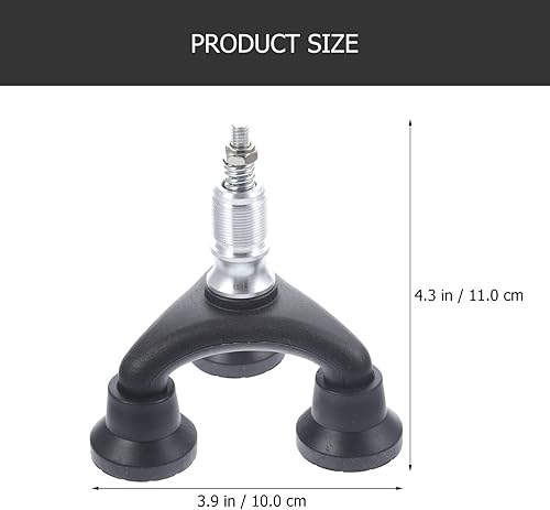 Miniatura 4 de BESPORTBLE Puntas de goma para bastón de senderismo, protectores de punta de bastón de senderismo de repuesto Alpenstock cubierta para pies para