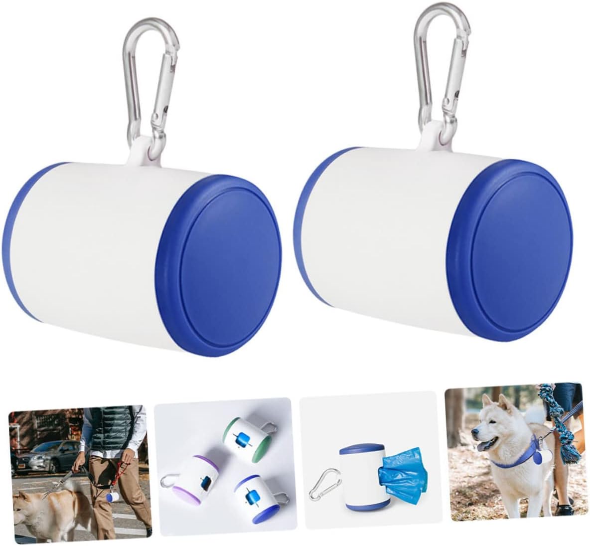 Housoutil 4 Pcs Snack Bag Dog Poop Bag Carrier Cat Training Pouch Dog Poop Bag Dispenser Ourdoor Treat Pouch Pet