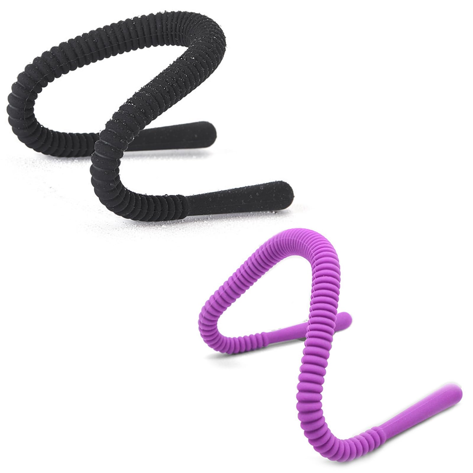 Kit Dilatateur Vagininaux Vaginisme Speculum - Noir/Violet,Jouet Érotique pour Élargissement Progressif en Douceur et Jeu de Rôle Sensuel en Couple (Noir + Violet)