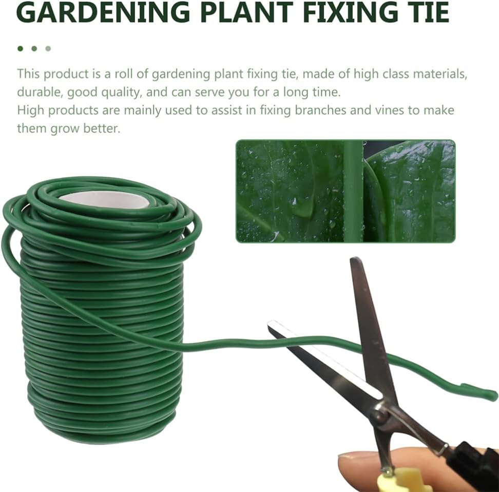 Yardwe 2rolls Garden Plant Ties of Flexible Branch Fixing Cable Straps for Gardening Shrub Support and Plant Bundling Versatile Twisting Ties for All Seasons