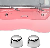 Vista 13 de Moldura decorativa de goma para capó del motor compatible con Jeep Wrangler JK JKU 2007-2018 (azul)