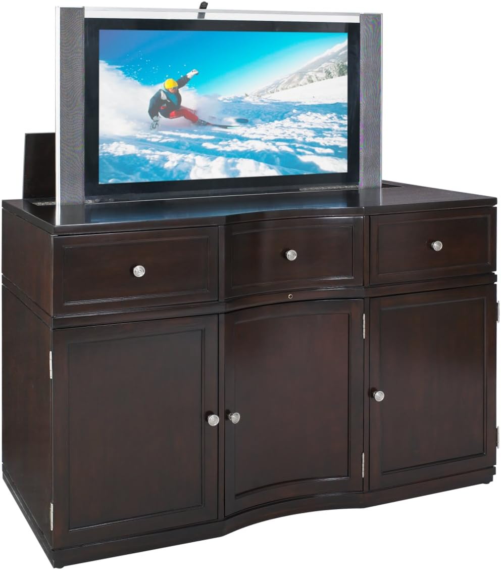 Import Advantage Metropolitan Espresso TV Console with Lift