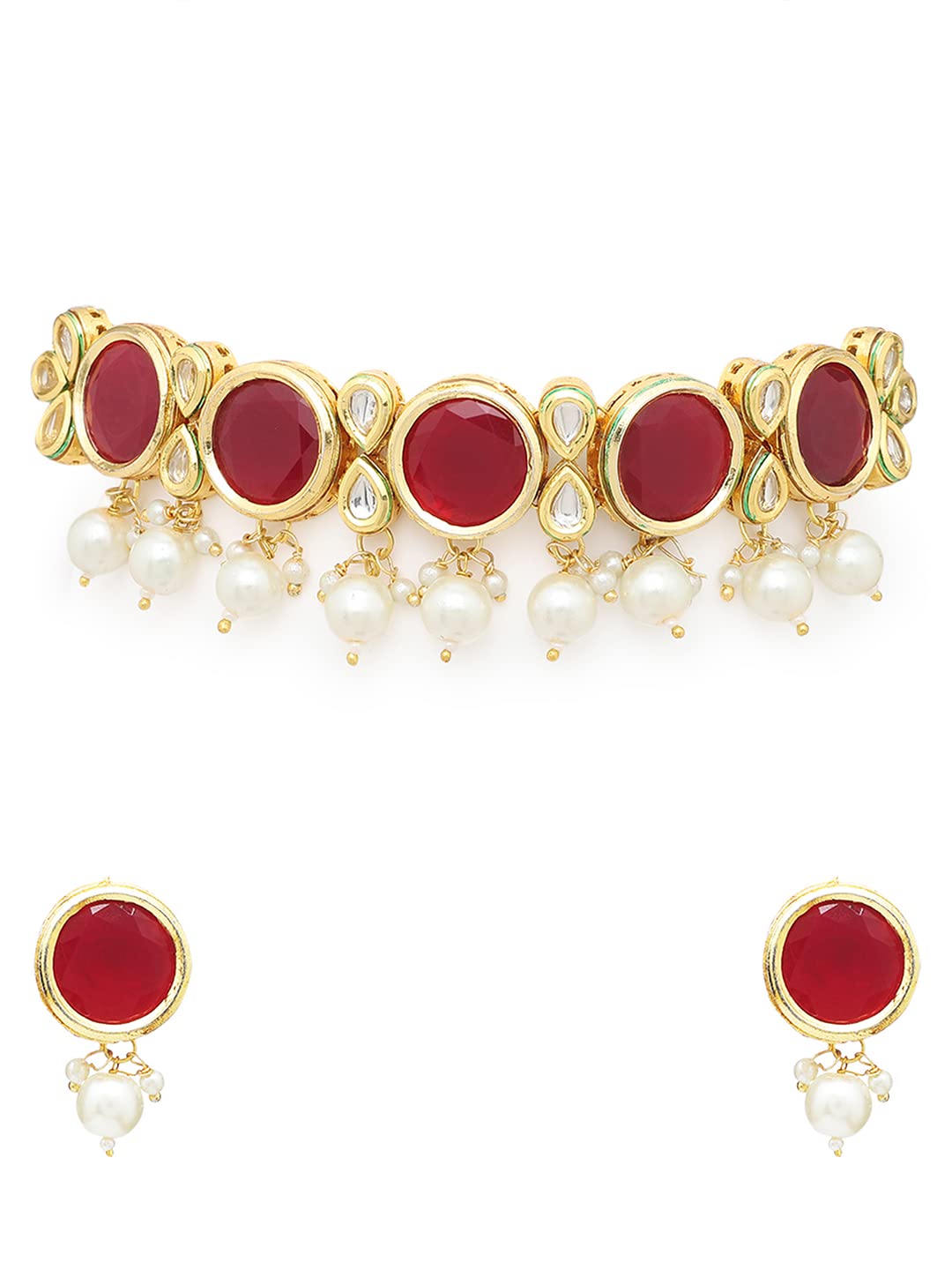See full amazon price history chart for Yellow Chimes Traditional Jewellery Set for Women Ethnic Pink Stone Choker Necklace Set Gold Plated Choker Necklace Set for Women and Girls. Yellow Chimes Traditional Jewellery Set for Women Ethnic Pink Stone Choker Necklace Set Gold Plated Choker Necklace Set for Women and Girls. (B09YD7DYD1) Amazon Price History, Amazon Price Tracker