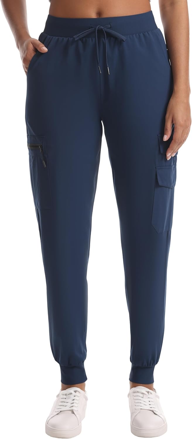 Haowind Cargo Pants for Women with Pocket Workout Athletic Joggers Lightweight Casual Travel Outdoor Camping Hiking Pants