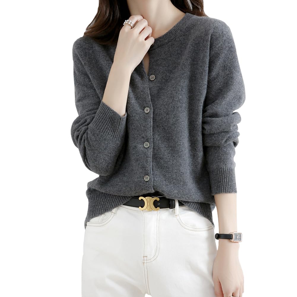 [ANGJ] ニット トップス レディース 秋冬 前開き 重ねる着便利 着回しやすい 体型カバー 着痩せ 小顔 無地 高伸縮 セーター カットソー ニットソー インナー 長袖 シンプル カジュアル オフィス 通勤 日常