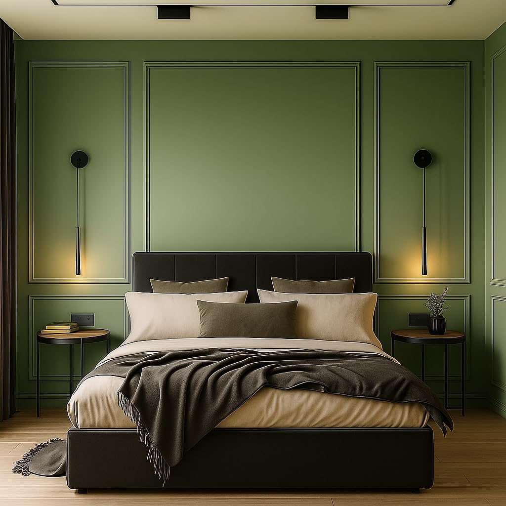 Peel and Stick wall molding kit | Ready to go, Easy Install, no Tools Needed | 3 Top 3 Bottom Frame