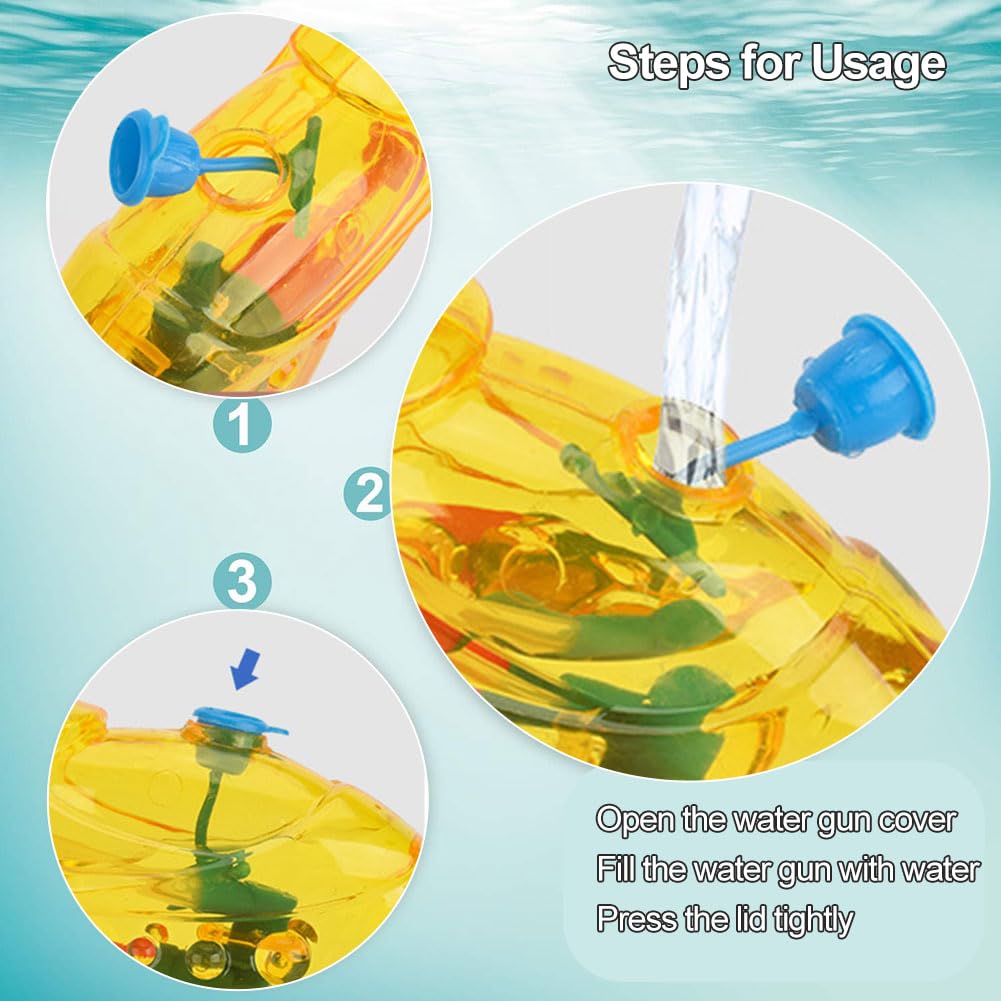Video's over Wat is Buitenspeelplezier Zomer Spel Strand Zwembad Water Blaster Berichtenfles Waterpistool Speelgoed met Licht voor Kinderen Batterijen Inbegrepen
