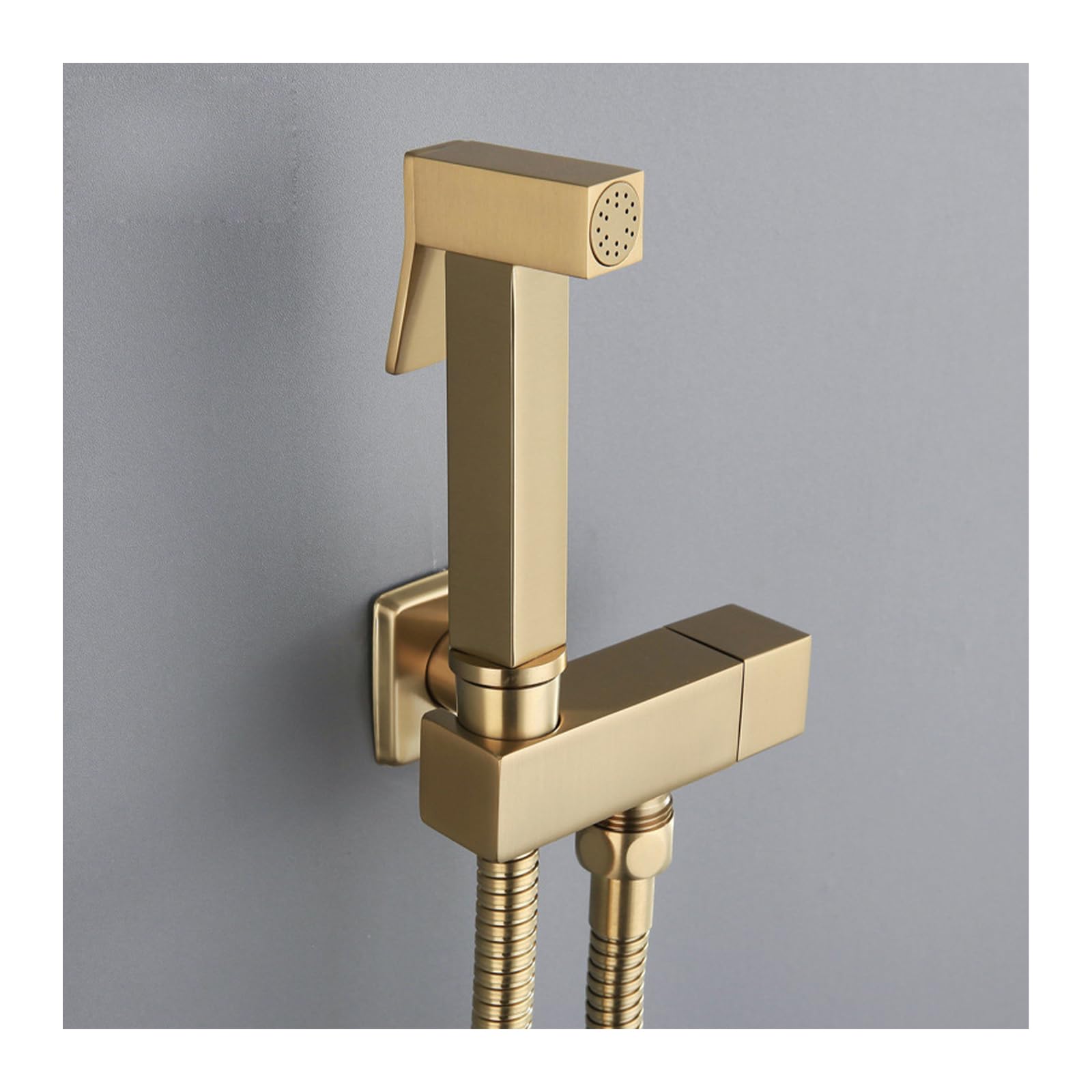 Pulvérisateur de bidet portatif pour toilettes eau froide avec long flexible