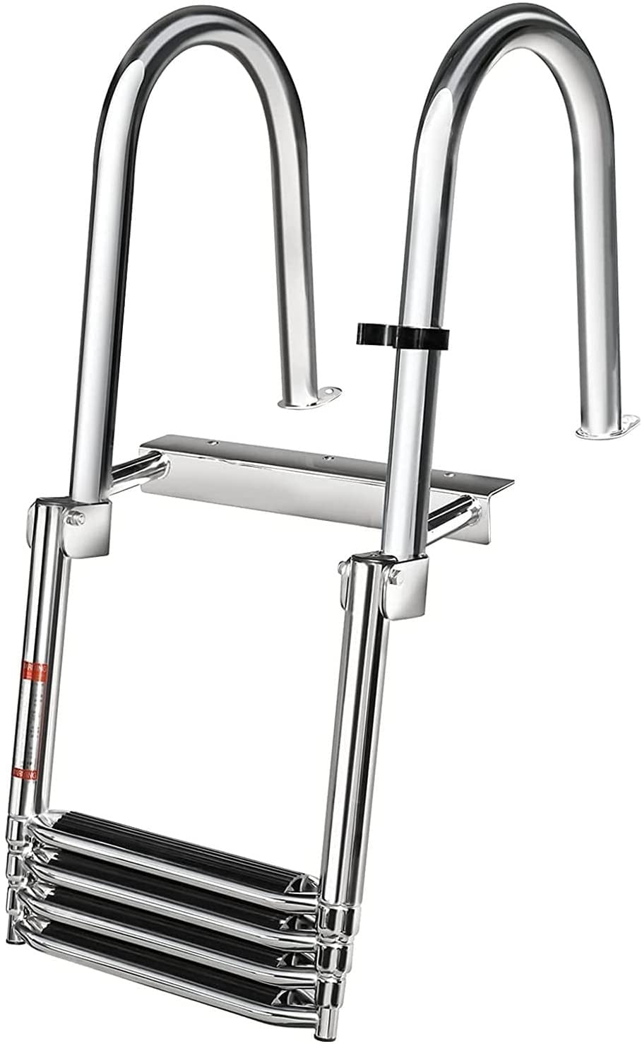 Buy Dock Boat Ladders 4 Steps Boarding Ladder with Widen Pedal & Hand