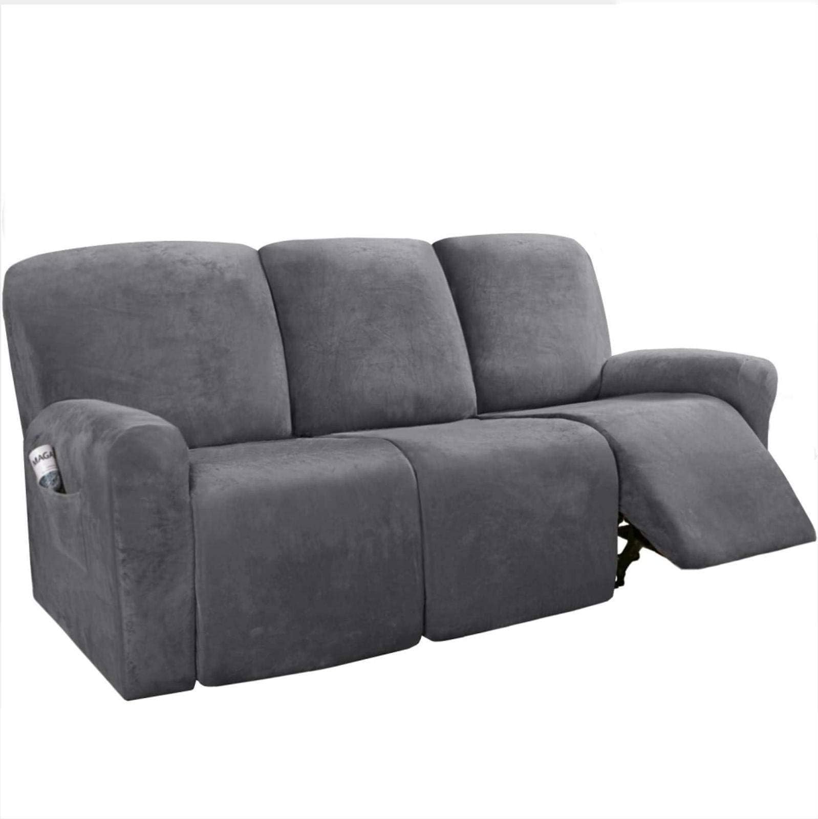 Housse Meuble Antidérapante Housse Fauteuil Velours Beige 2 Places - Antidérapante Avec Poche - 6 Pièces Protection Meubles Avec Poche Housse Meuble Antidérapante Housse Fauteuil Velours Beige 2 Places - Antidérapante Avec Poche - 6 Pièces Protection Meubles Avec Poche