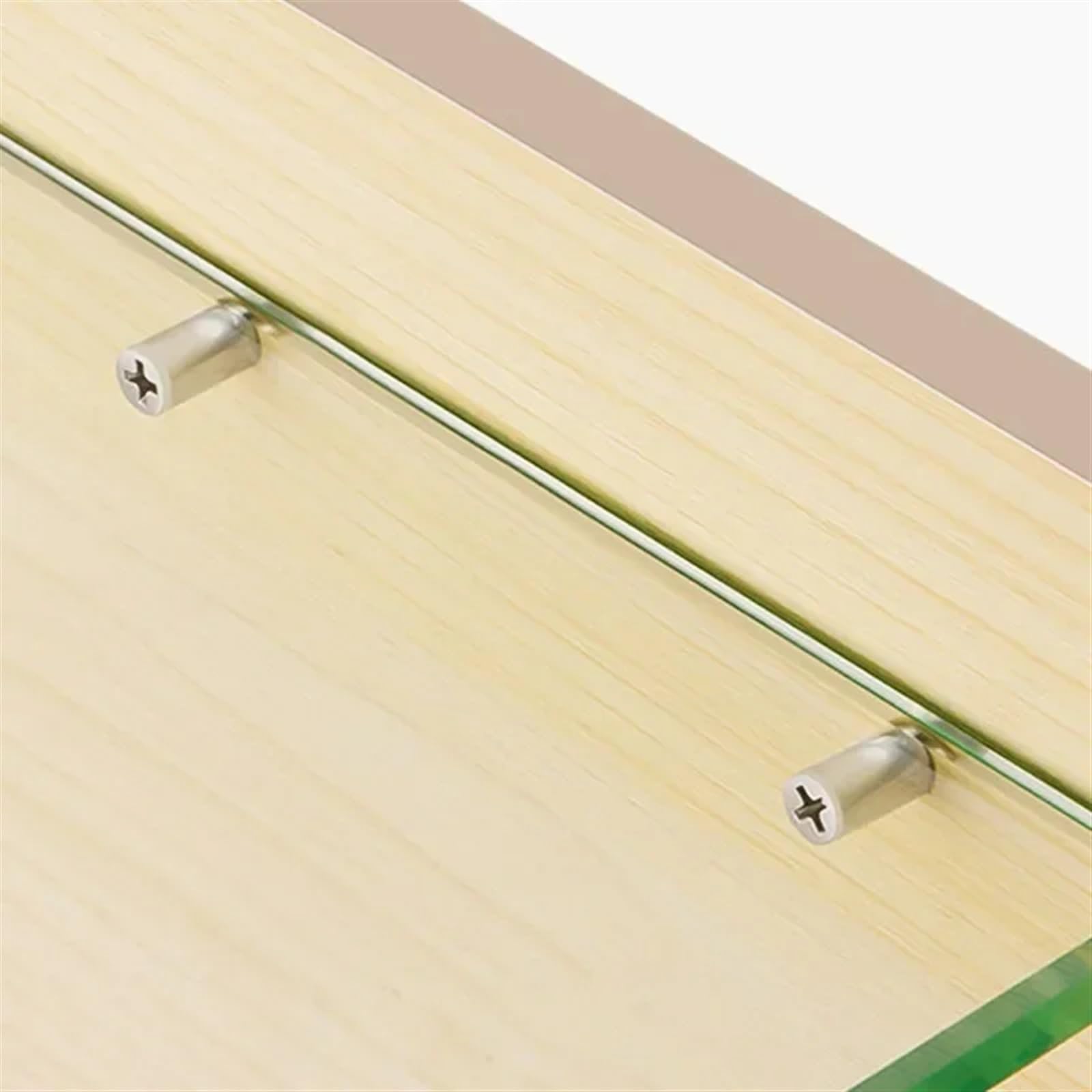 100/2 Stück selbstschneidende Schrauben mit Gummihülse for Schränke, Bücherregale, Lagerregal, Kleiderschränke, rutschfeste Septum-feste Stütznägel(100pcs(50sets))