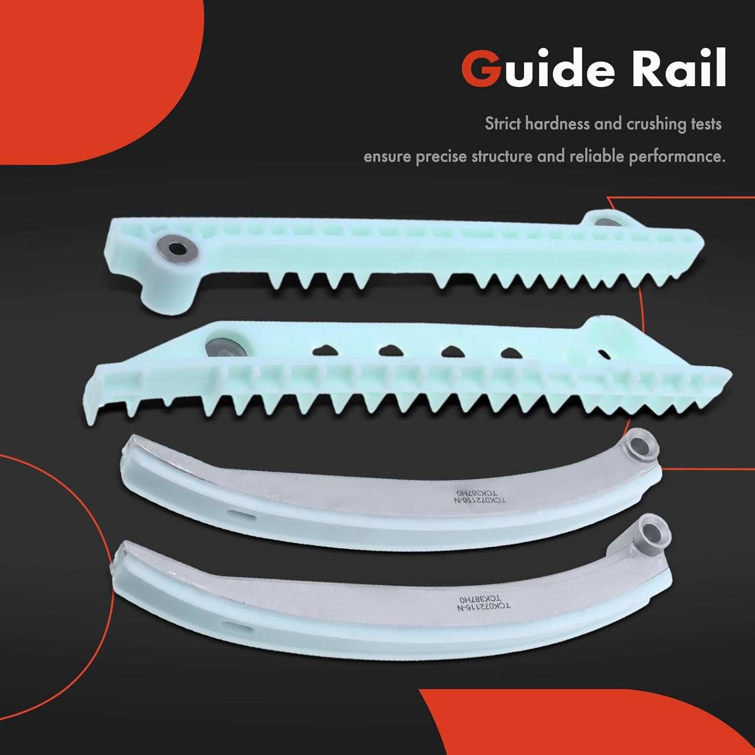 A-Premium Engine Timing Chain Kit W/Tensioner & Guide [fits SOHC, 8Cyl 4.6L] Compatible with Ford Expedition 97-20, F-150 97-99, Mustang 99-00, E-150 Econoline, E-150 Econoline Club Wagon 97-00