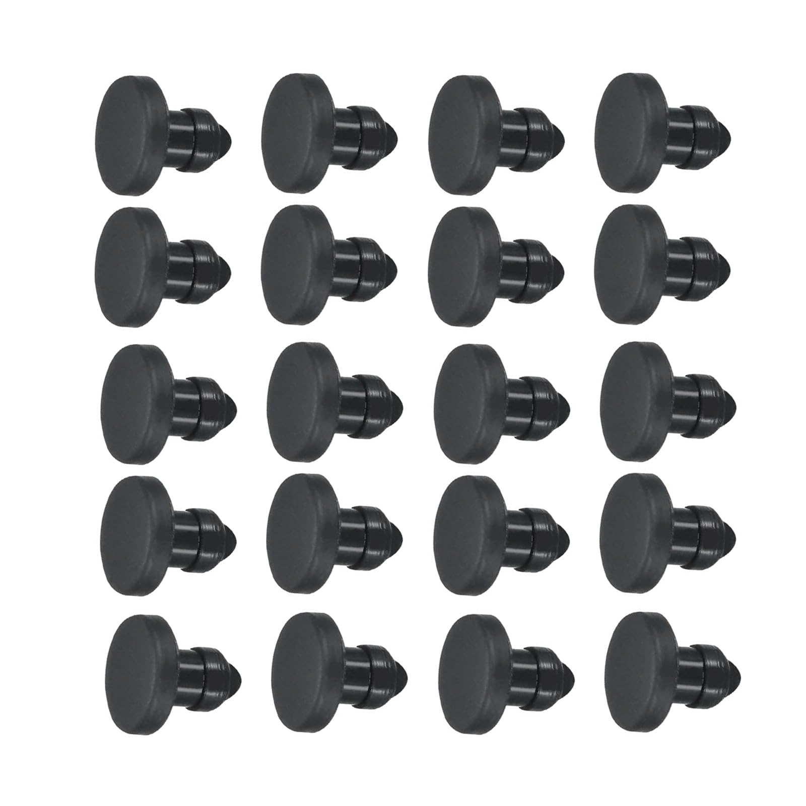 ROWORKX 3.5mm Silicone Snap-In Hole Plugs, 30PCS Rubber Blanking Plugs