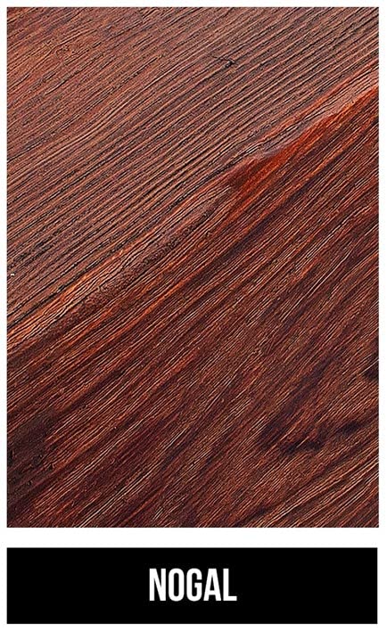 PANEL DECORATIVO IMITACION MADERA POLIURETANO EFECTO 3 LAMAS (Nogal)