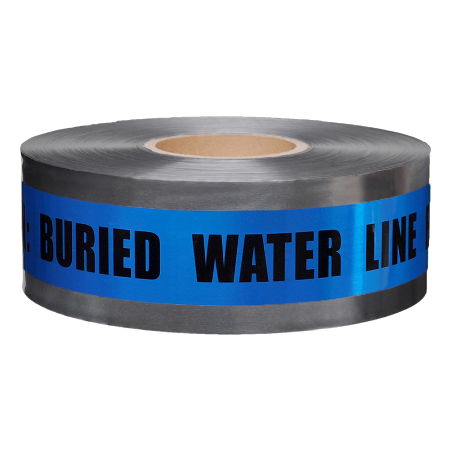 Presco Underground Detectable Tape, 3 in. x 1000 ft. (Blue with Black "Caution Buried Water LINE Below" Printing)