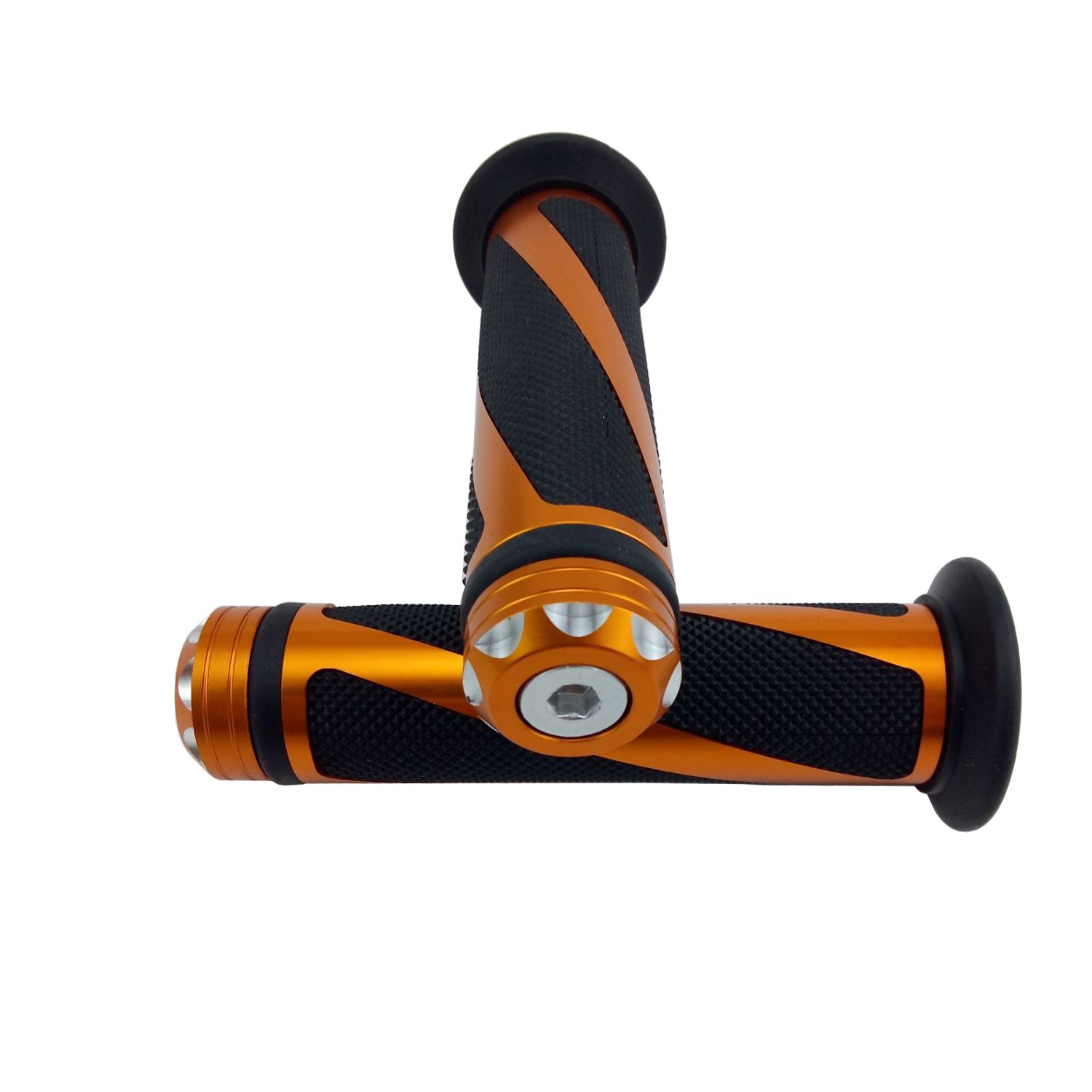 Universal Motorcycle Rubber Gel Handlebar Hand Grips for 7/8" Bar End Handle Bars Sports Bikes