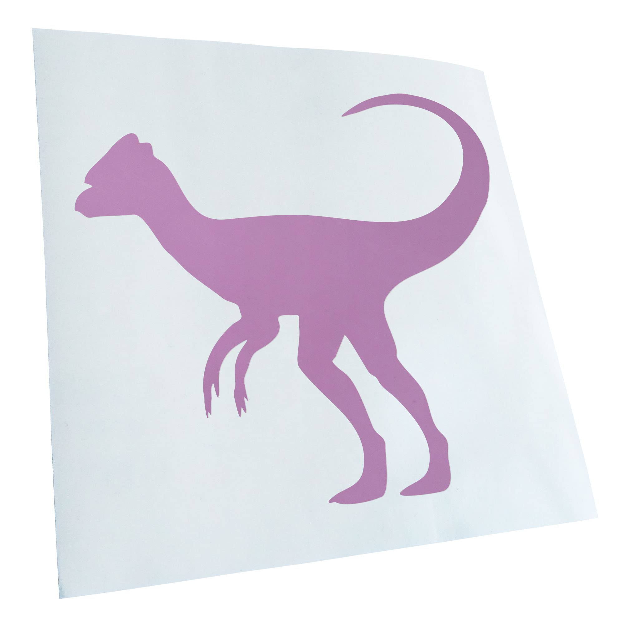 Kiwistar - Car Sticker - Lilac - 40 x 36 cm Dinosaur Herbivore Sticker for Car, Laptop, Bicycle, Truck, Motorcycle Multicoloured JDM Decal Racing