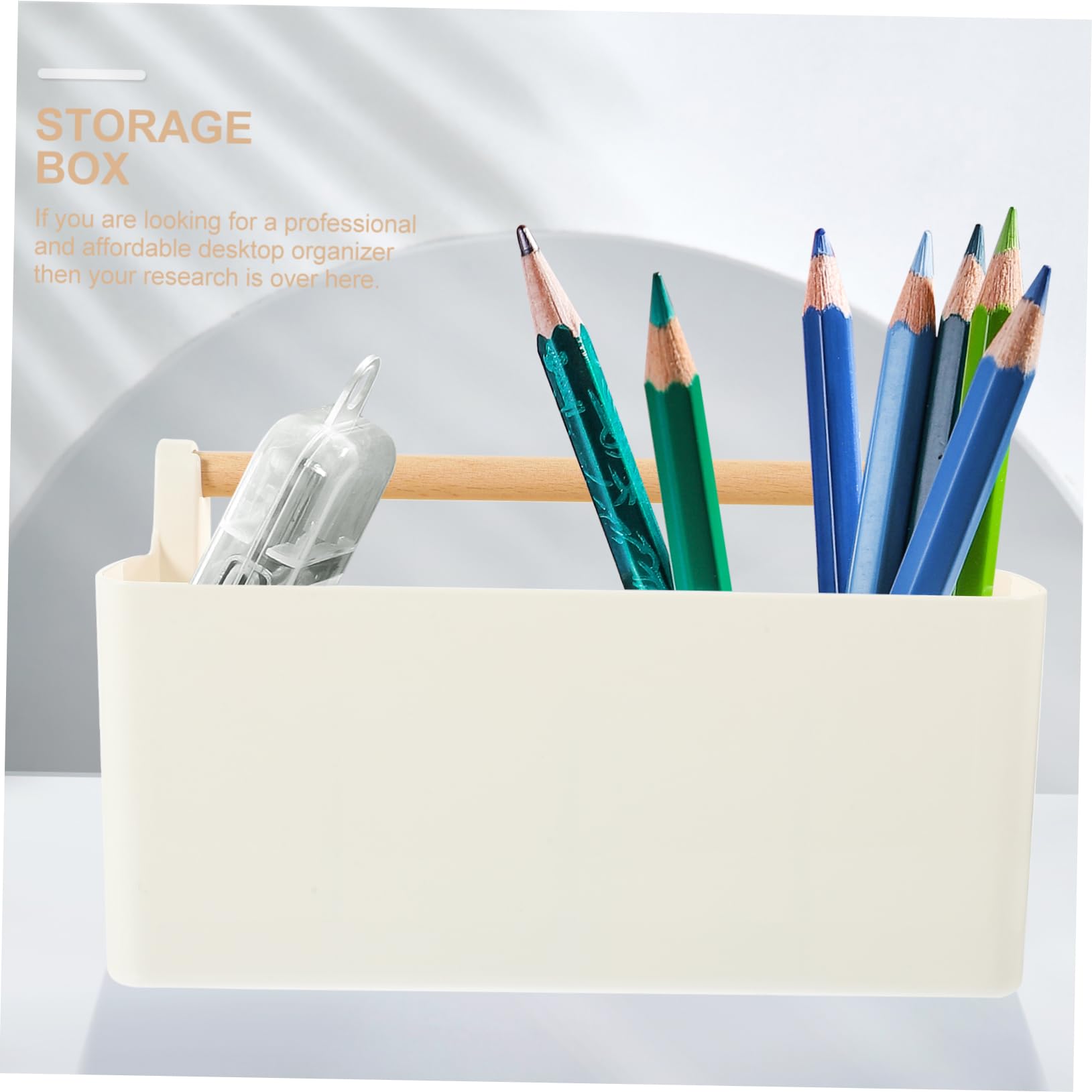 Boîte De Rangement En Bois Lurrose - 37x23x5 Cm - Pour Art, Maquillage, Bijoux - Organisation Portable