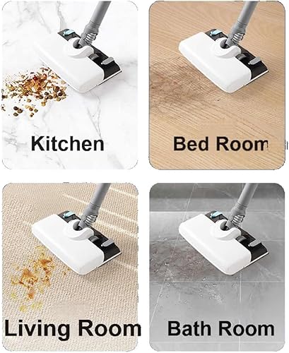 Miniatura 2 de HDView Aspiradora inalámbrica, hasta 30 kpa y 30 minutos, aspiradora y trapeador, aspiradora ligera y recargable, limpia profundamente, lava, para