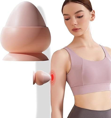 Bola de masaje montable con ventosa, herramienta de terapia de punto de activación, masajeador de presión manual autodirecido para aliviar el
