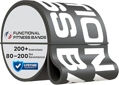 Miniatura 12 de Bandas de resistencia funcionales para ejercicios Bandas de ejercicio para entrenar Bandas elásticas largas para ejercicio, bandas