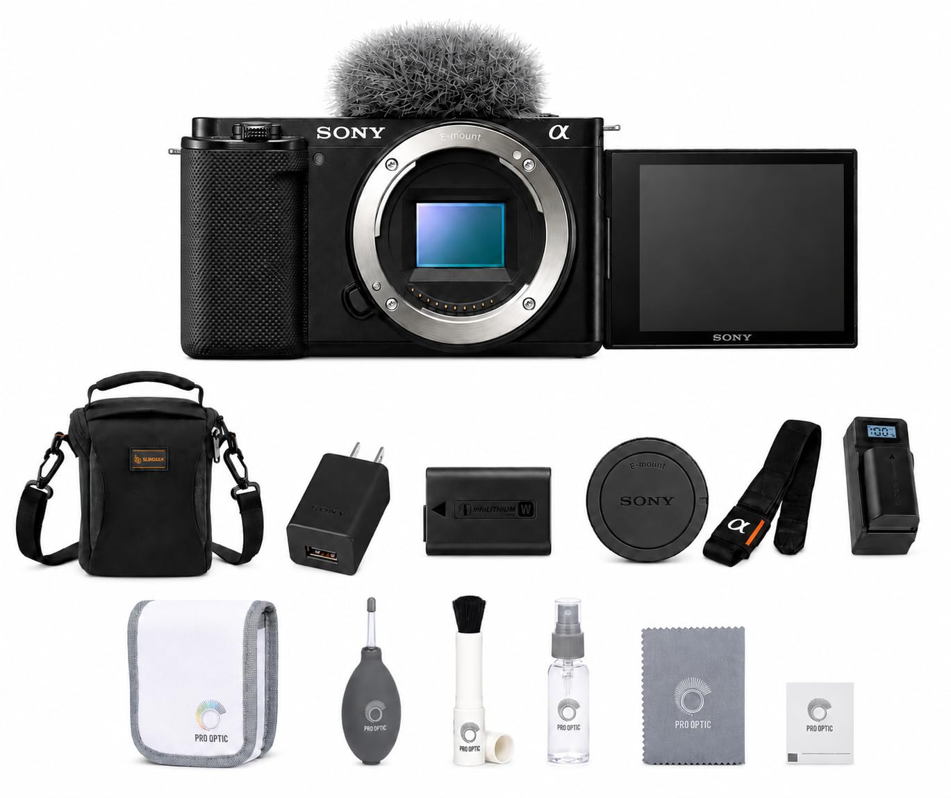 SONY ミラーレス一ZVE10 vlog camera+バッグ Amazon.com : Sony Alpha ZV-E10 APS-C Mirrorless Vlogging Camera