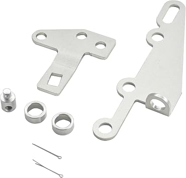 35498 Bracket and Lever Kit Automatic Transmission Shifter Cable Bracket Kit Replacement for Turbo TH250 TH350 TH400 200-4R 700R4 4L60E 4L80E 4L85E 4L60