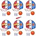 Magic Shot Mini Basketball Hoop Set with Ball and Pump Bulk Kids Party Favors (6 Pack)