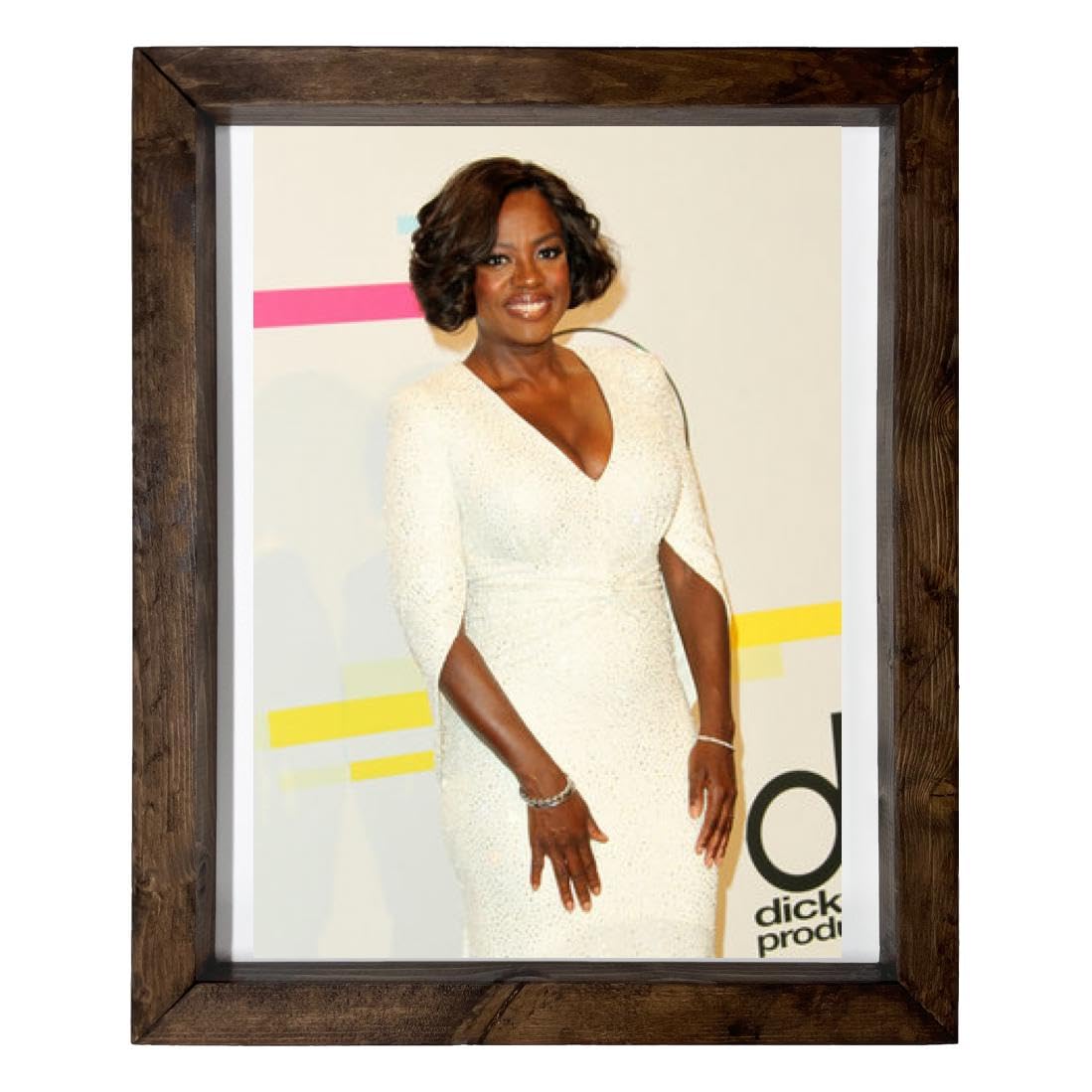 Boss Hog Viola Davis - 14X17 Full Color Photo Sign with Wood Frame PTR #G1406535