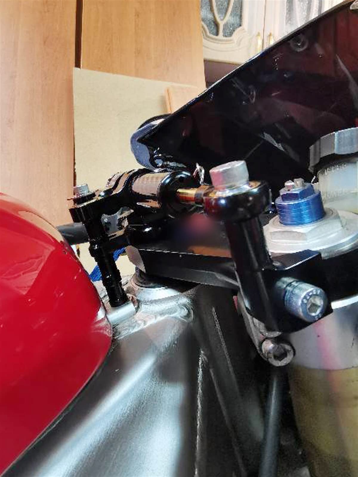 Stuurdemper Voor Motorfiets Voor HON&DA CBR954RR CBR954 RR Voor CBR 954RR 2002 2003 Motorfiets Stuurdemper Stabilizer Dempers Mount Bracket Ondersteuning Kit (Kleur : 3