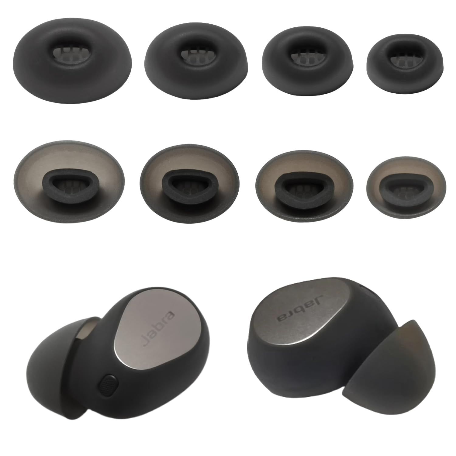 Amazon | Jabra Elite 10用シリコンイヤーチップ 交換用イヤホンチップ