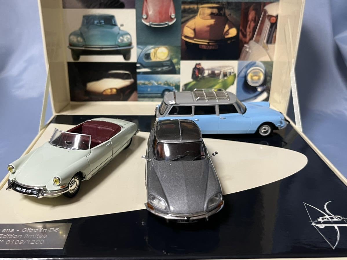 Amazon | ノレブ製シトロエン DS 3台セット 1/43 | ミニカー・ダイ
