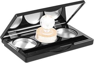 Caja de sombra de ojos negra rectángulo largo...