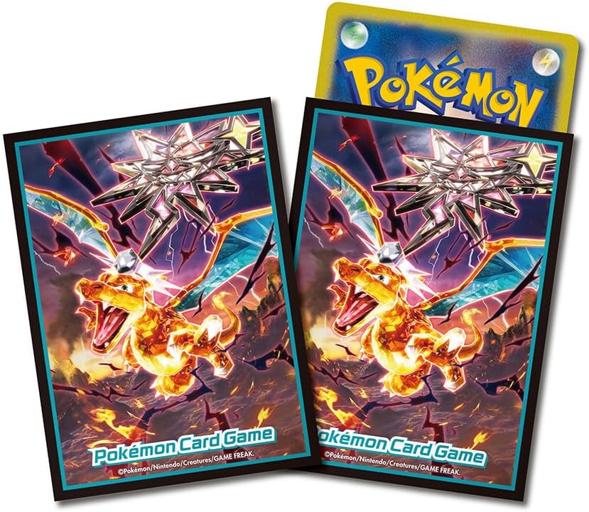Pokemon Center Japan Original Card Sleeve (Dark Type Terastal Charizard)