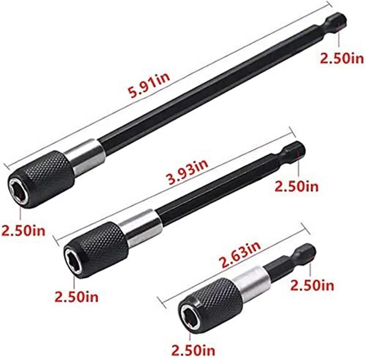 Extension Universal Socket Wrench Flexible Drill Bit Tool Set, 1/4 3/8 1/2 Universal Socket Adapter Screwdriver Bit Kit Socket Sockets(12PCS)