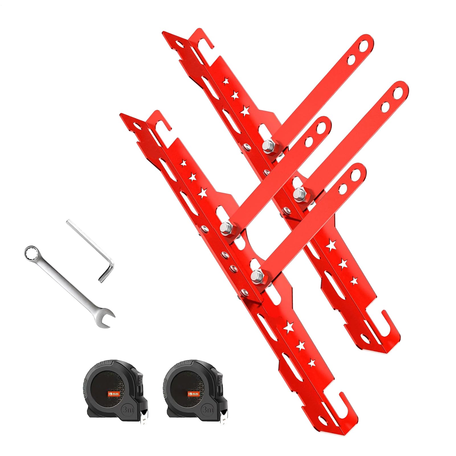 Kit De Parallélisme - Plaques de Parallélisme Renforcées,Accessoire pour pneus et roues de voiture camion moto vélo et atelier à domicile