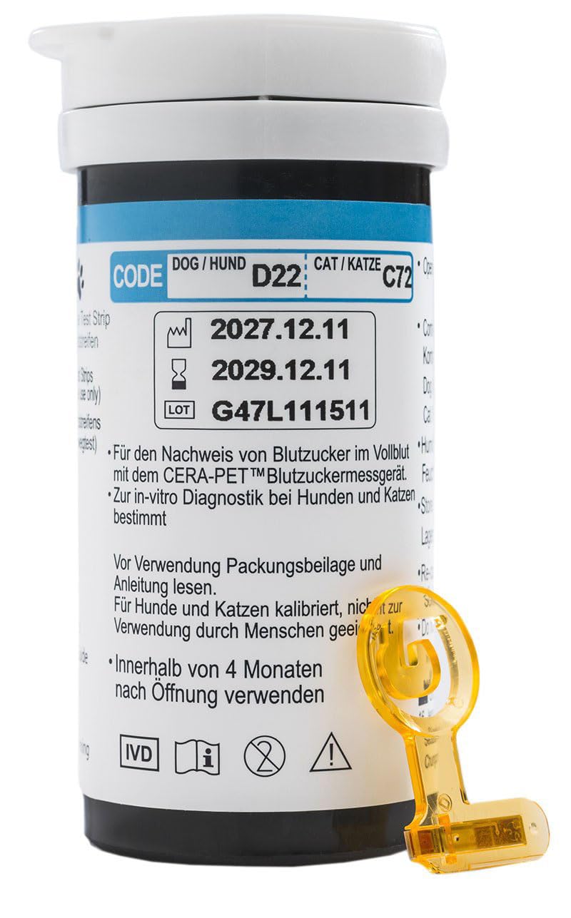 Blutzuckermessgerät für Hunde und Katzen - Komplettes Starterset