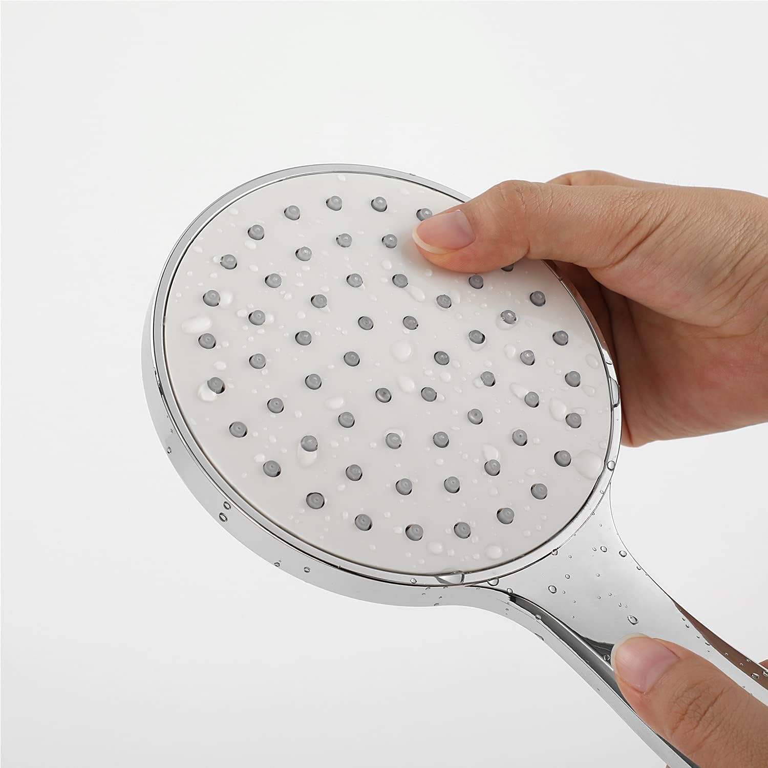 ONECE Set Asta Doccia Saliscendi in Acciaio Inox da 75 cm, Lnstallazione Regolabile, Colonna Doccetta Senza Miscelatore, Saliscendi Doccia con Soffione e Tubo Flessibile, Staffa Supporto Regolabile