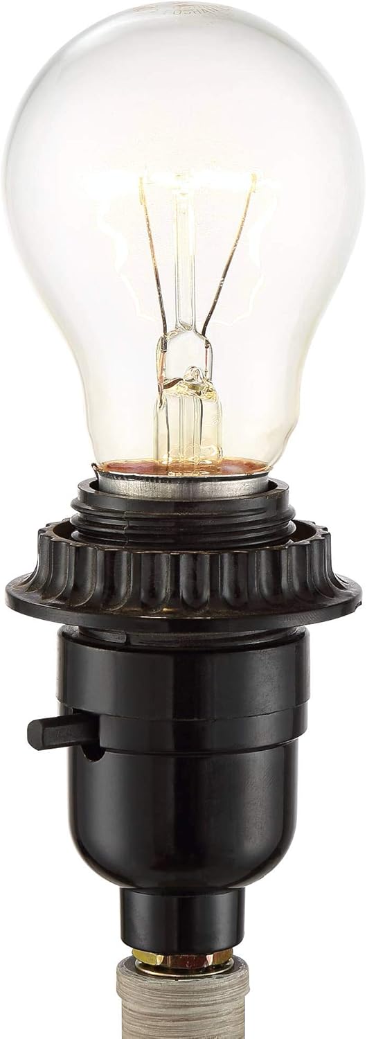 Bеѕt Dеаl 🛒 Loreno Traditional Country Cottage Buffet Table Lamps 24 High Set of 2 Antique Whitewashed Oatmeal Faux Linen Tapered Cone Shade for Living Room House Home Dining Family - Regency Hill