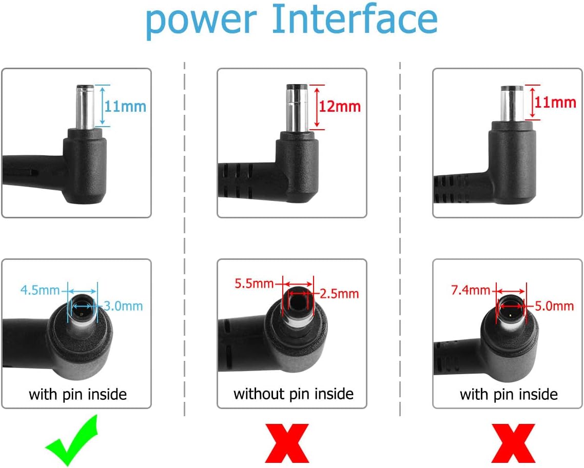20V 6A 120W AC Charger Adapter Replacement for Asus ZenBook Flip 15 Q528EH Q537FD Q538EI UX563FD UX564 UX564EH UX564EI UX564PH ZenBook Pro 15 UX550GD UX550GDX UX550GE UX550GEX