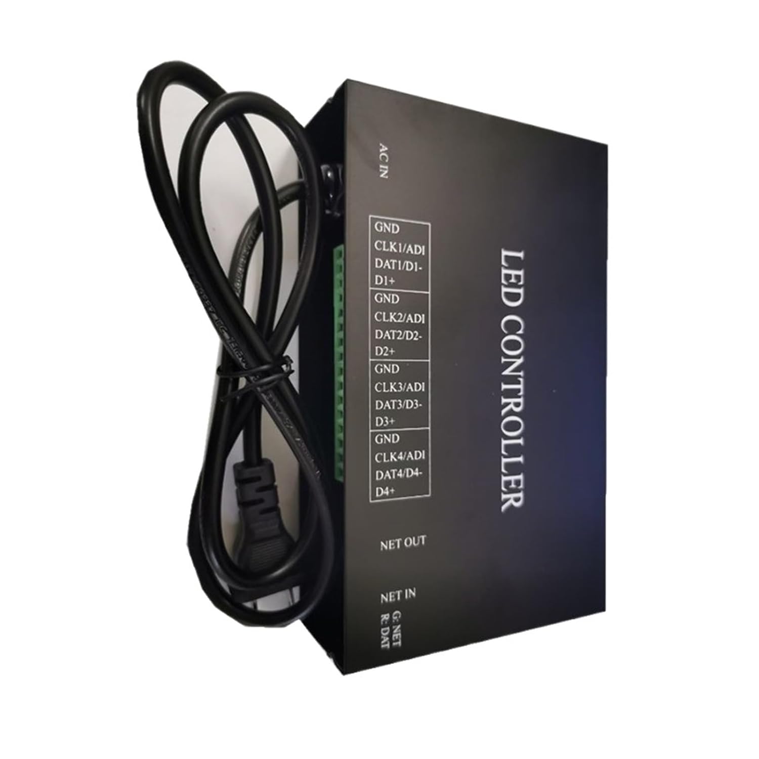 110V-220V AC Artnet Ethernet to SPI Pixel Controller 4 Ports 4096 h802ra Supports MADRIX Jinx Suitable for WS2811