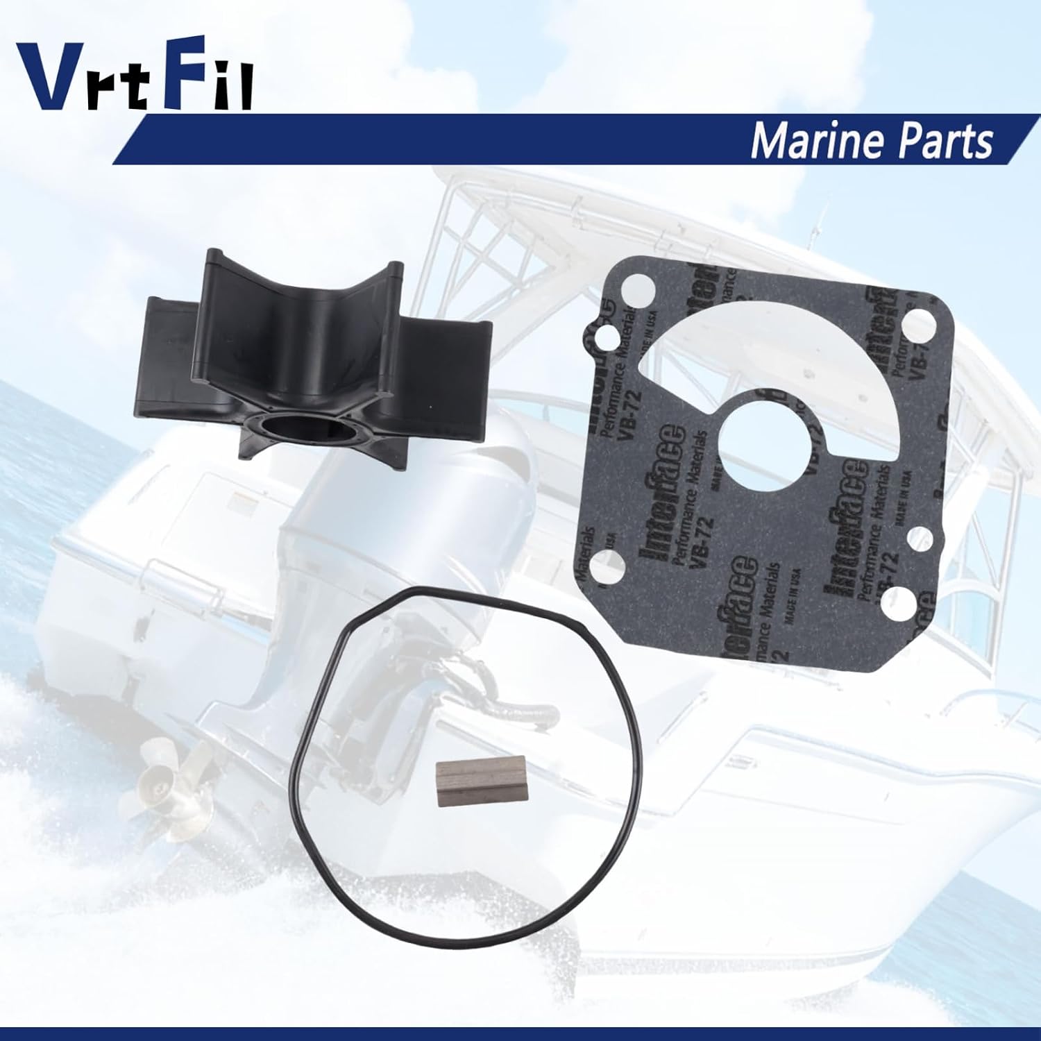 06192-ZW1-000 Water Pump Repair Kit Compatible with Honda Outboard 75-130HP