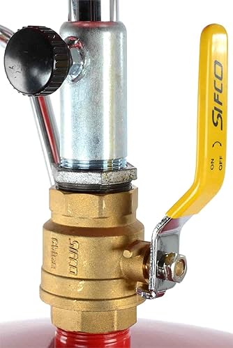 Miniatura 6 de JEGS Tanque de drenaje de aceite de acero portátil de 18 galones, altura de embudo ajustable, resistente