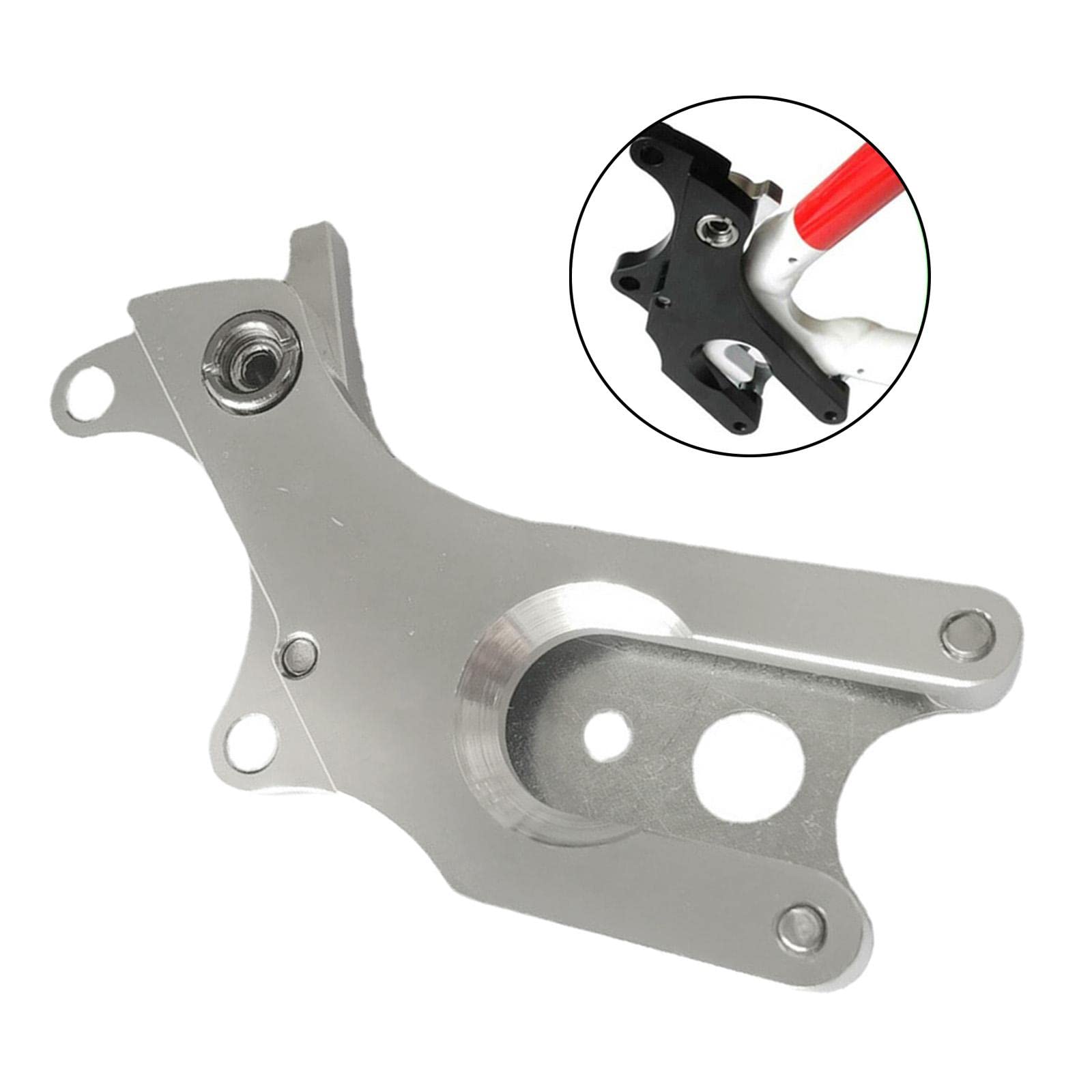 Adaptateur De Moyeu Vélo Disque De Frein - Aluminium, Pour Freins à Disque Et Trottinette Électrique