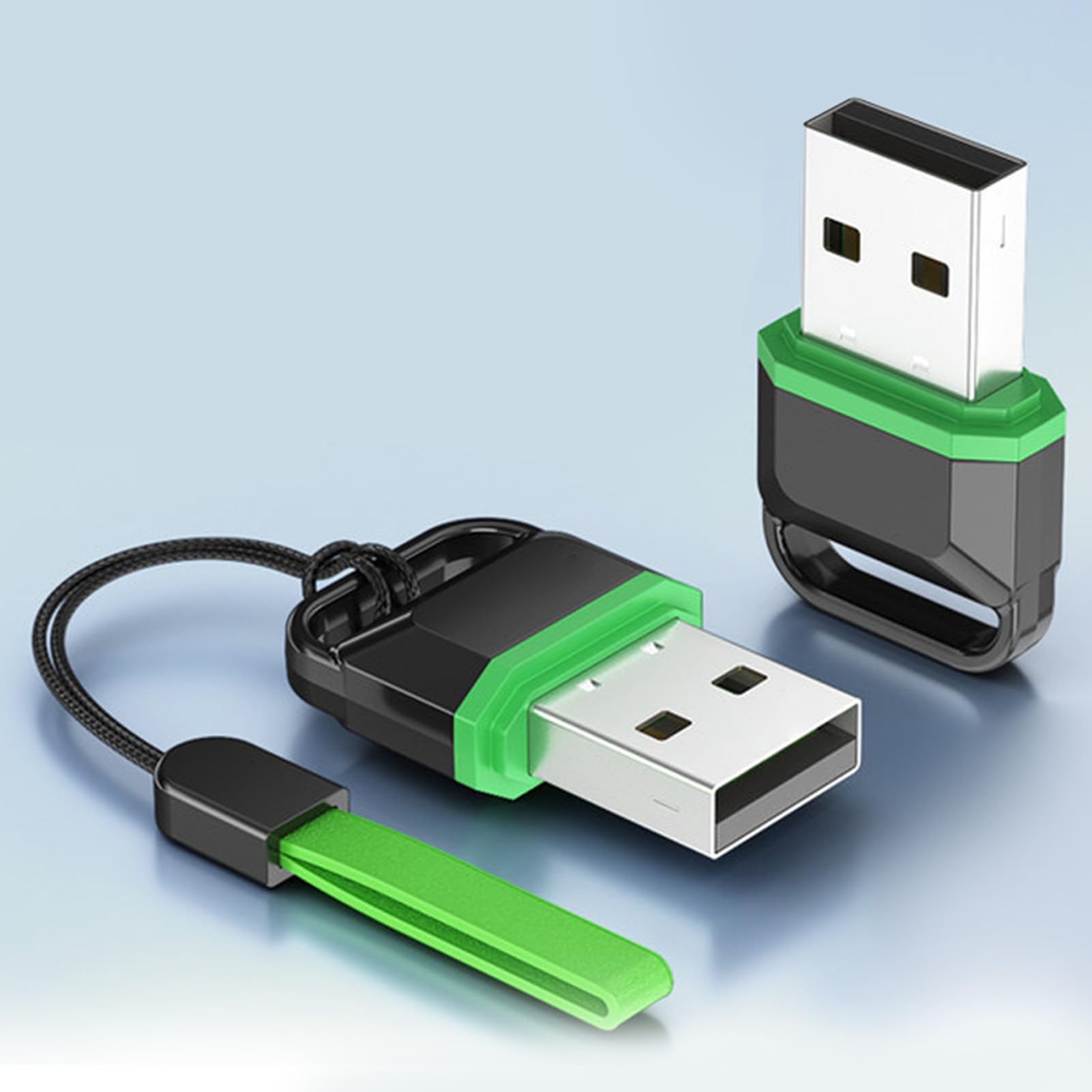 BT USB Adapter 5.3 Receiver Transmitter 50Mbps Transmissing for Headphone, Speaker, and Keyboard, Convenient and Practical for Home, Office or Travel