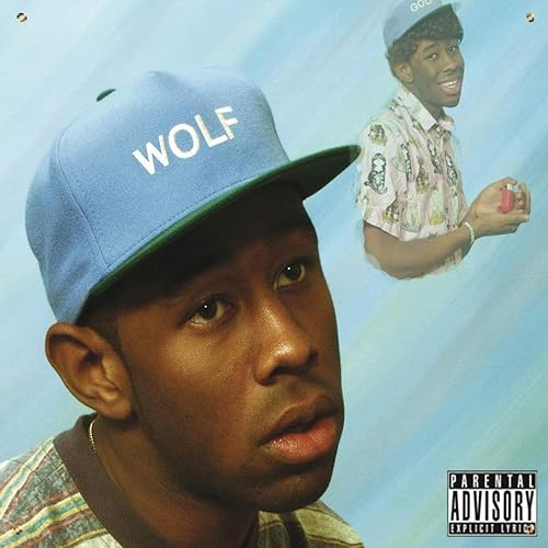 DHAYAXI Tyler The Creator - Tapiz de pared de 4 x 4 pies, diseño de lobo, decoración para póster artístico, sala de estar, dormitorio, dormitorio