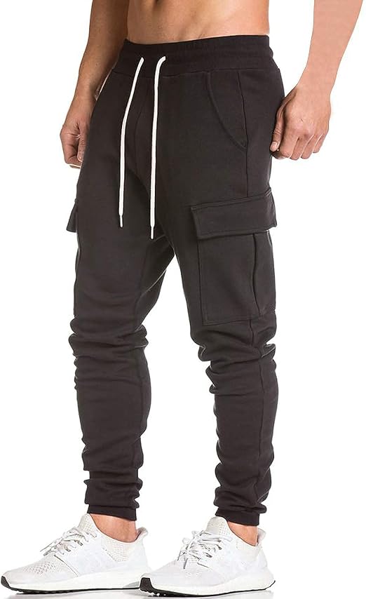 PAIZH Men's Cargo Jogger Pants Workout 