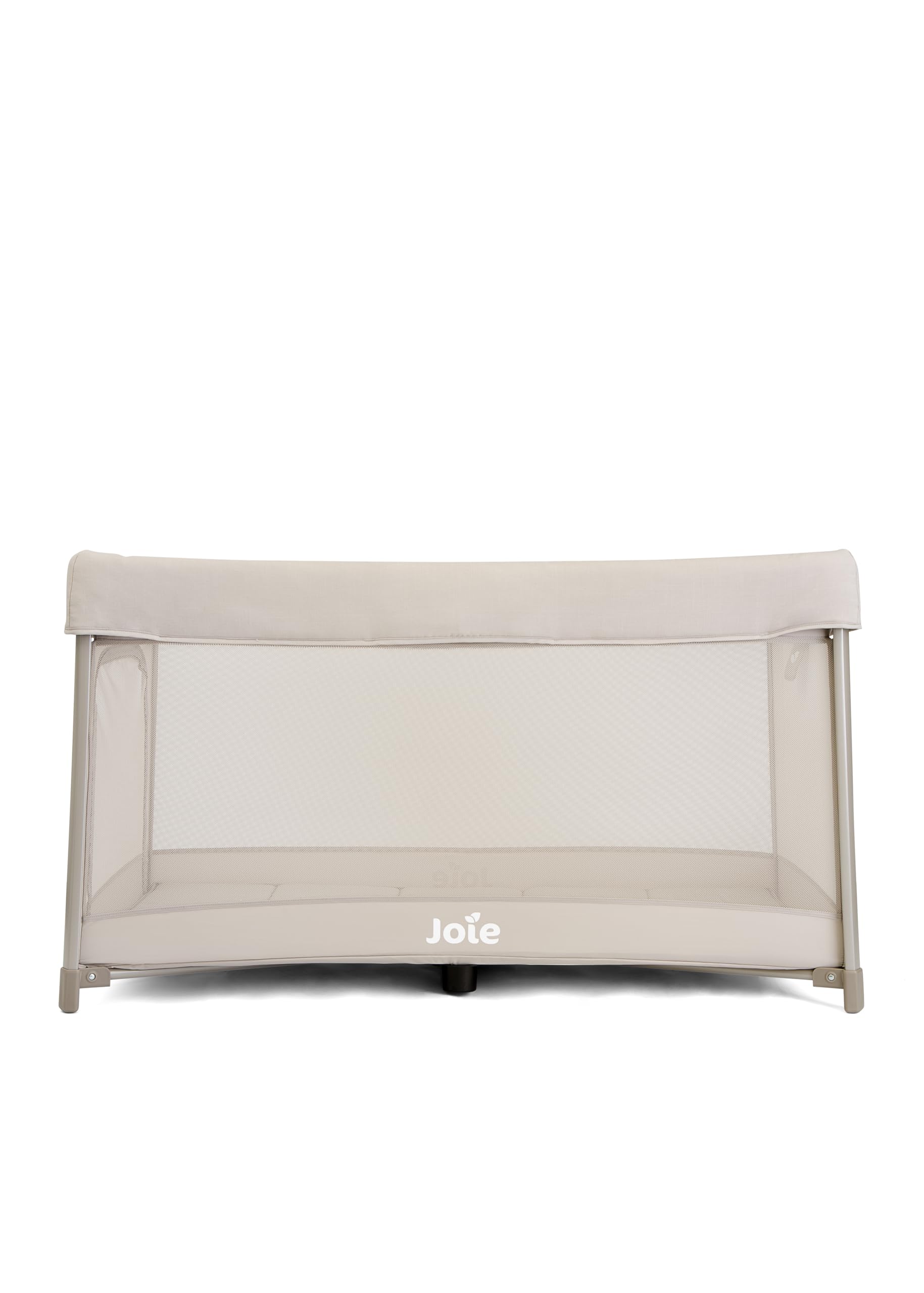 Joie – Amigo 120 – Lit d’appoint et de Voyage – Ouverture Latérale – De la Naissance à 15 kg, Matelas Confortable, Pliage Ultra Rapide et Simple, Sac de Transport Inclus – Coloris Vanilla