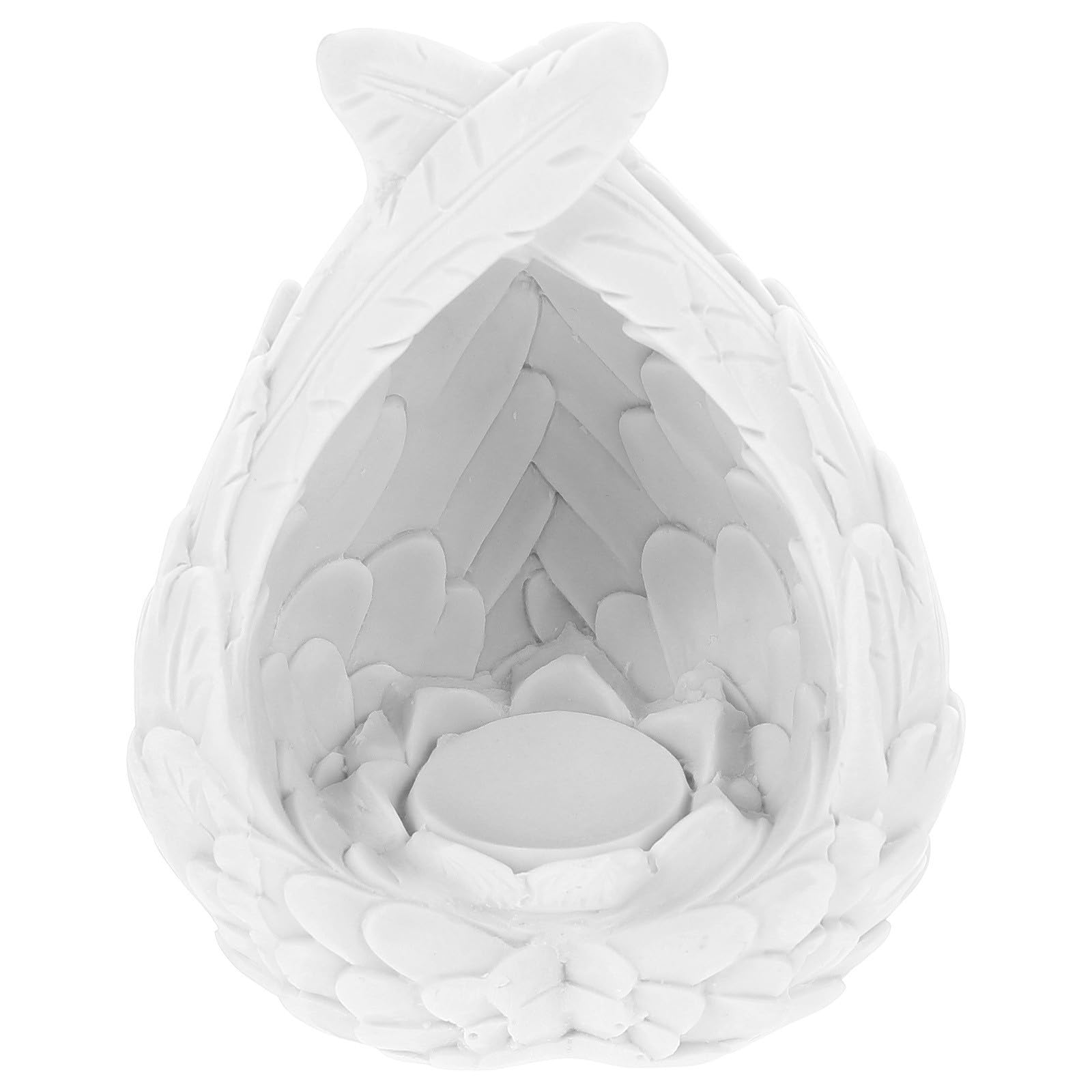 Bandeja decorativa de resina CIMAXIC con diseño de pluma para organizar el hogar